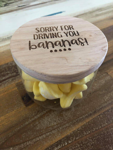 Sorry for driving you bananas!