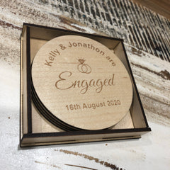 Engagement Coaster Set